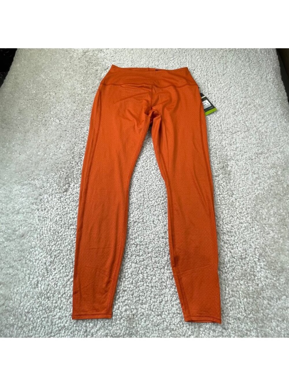 REI Co-op Lightweight Base Layer Tight Leggings Copper Clay Orange Womens Small